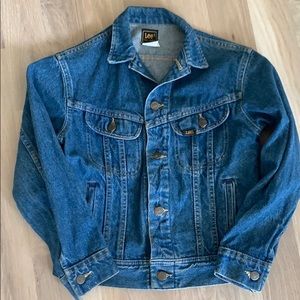 Vintage lee denim jacket trucker jean